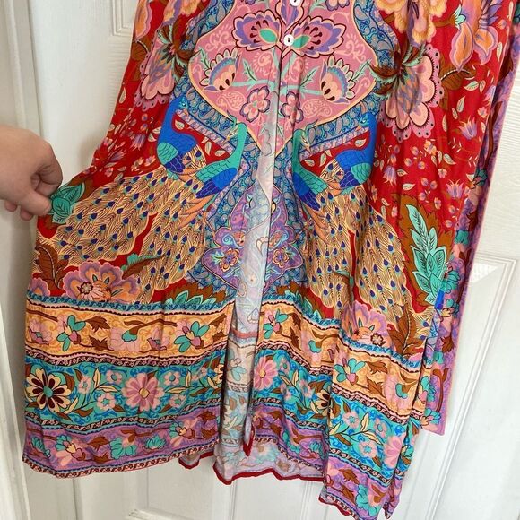 Spell Red and Blue Maxi Dress - Picture 10 of 15